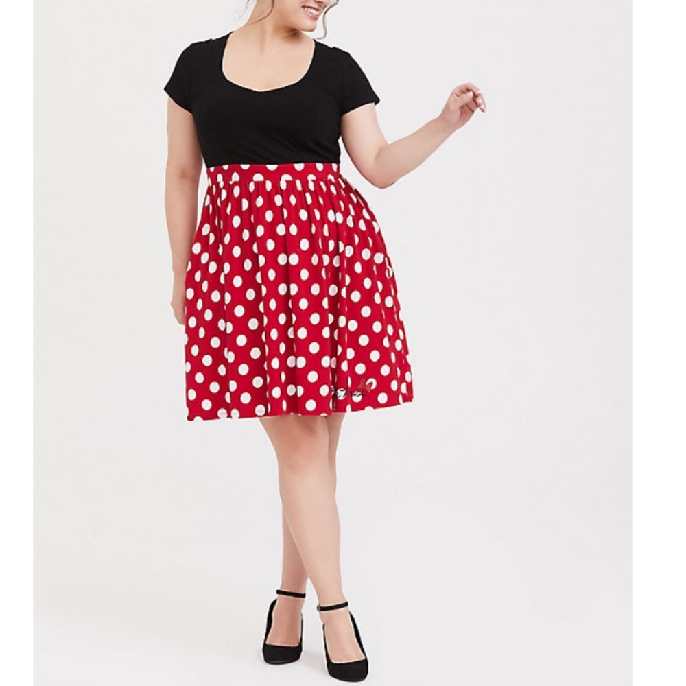 Disney Minnie Mouse Polka Dot Skater Dress